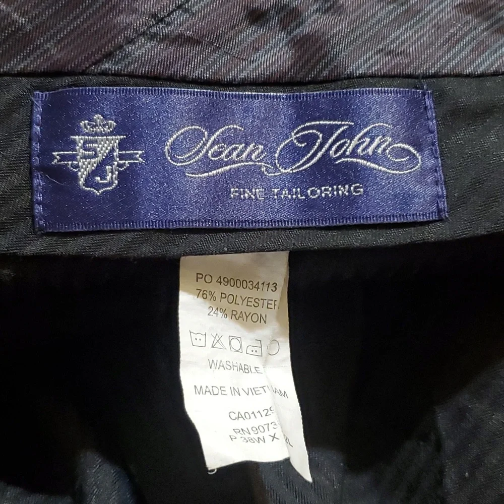 Sean John men's brown dress slacks EUC - Picture 4 of 4